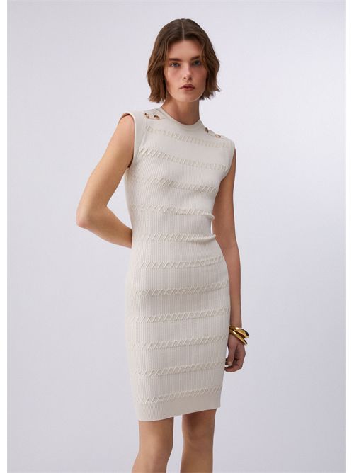 Dress woman white LIU JO | CA6104MS55N/P9574